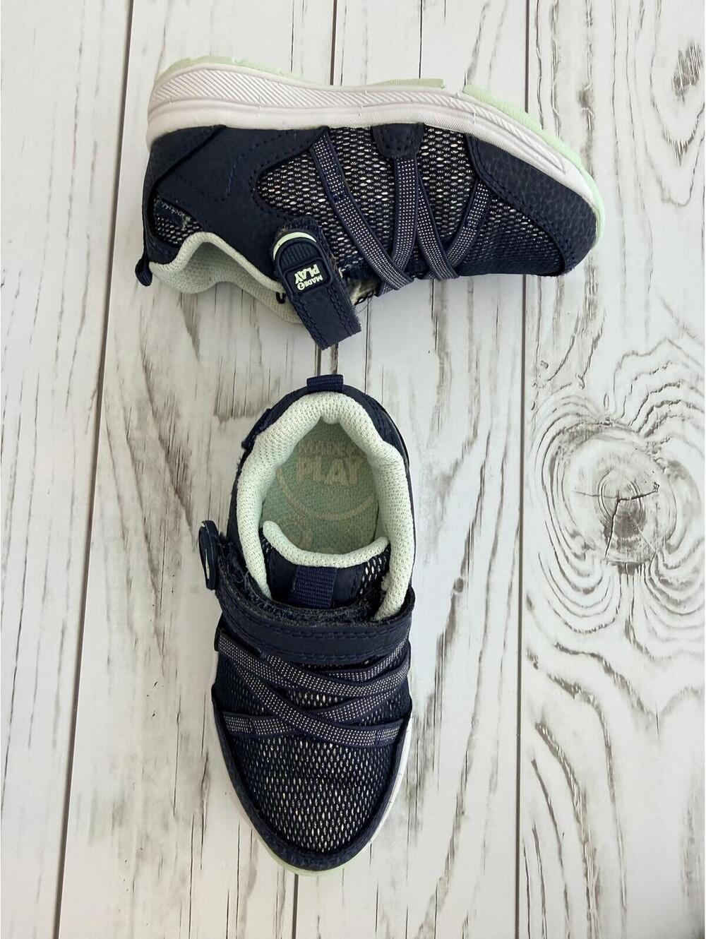 Stride Rite Made2Play Emmy Toddler Sneakers Navy Mint Size 7.5